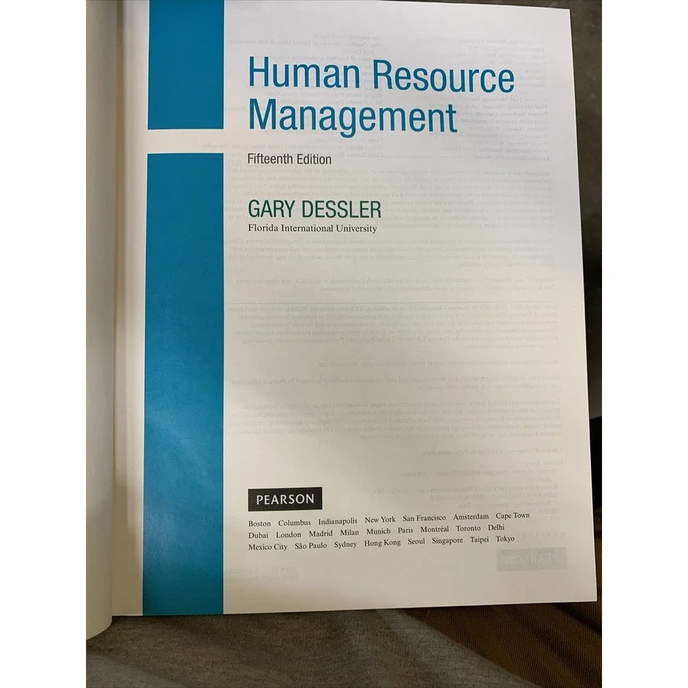 Human Resource Management, Dessler, Gary. Hardcover, Instructor's Review Copy